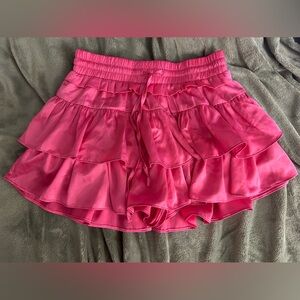 day + moon pink skirt